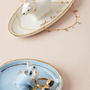 Anthropologie Storage & Organization - Anthropologie Handpainted White Dog Trinket Dish Anthropologie Storage & Organization - Anthropologie Handpainted White Dog Trinket Dish